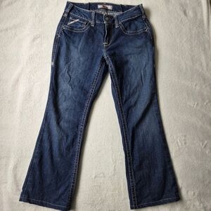 ARIAT FR Mid Rise Boot Cut Women's‎ 30R Jeans Flame Resistant Denim Cat 2 2112